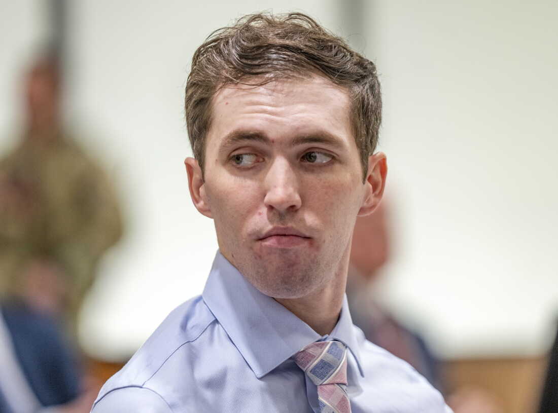 A probable cause court hearing is slated for Tuesday to determine whether Tyler Robinson, accused of fatally shooting Charlie Kirk, should go to trial. Robinson is seen here last December, during a hearing in Provo, Utah.