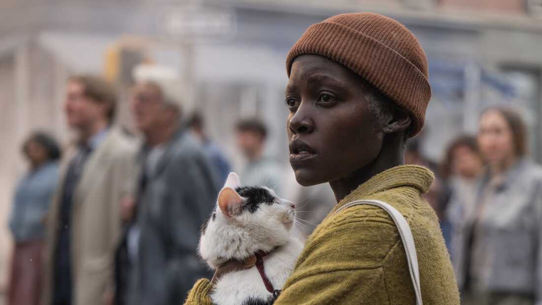 Lupita Nyong’o as “Samira” in A Quiet Place: Day One from Paramount Pictures.