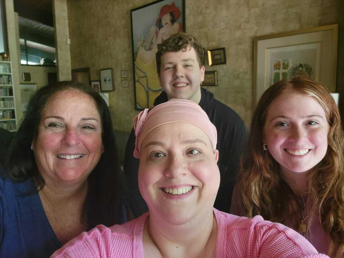 ‘Cancer ghosting’ is a painful reality for many during and after cancer treatment : NPR Ashley Levinson, center, was diagnosed with breast cancer at the age of 52 in August 2023. Though some family members let her down, she got the support she needed from friends Jennifer and Julia Buck.
