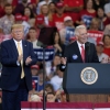 Dr. Ralph Abraham spoke at a Trump re-election rally in Lake Charles, La., on Oct. 11, 2019. At the time, Abraham was a Republican congressman running for governor of Louisiana. He lost that race, but was named the state’s first surgeon general in 2024.
