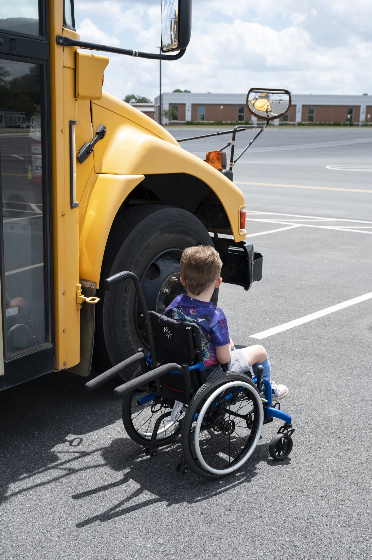 Sam’s parents are fighting for what they see as a lack of basic special education services. The district recently acquired a wheelchair-accessible bus.