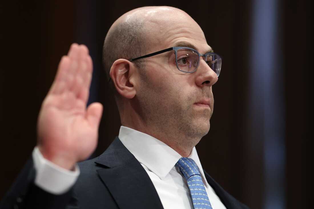 President Trump has nominated the chairman of his Council of Economic Advisers, Stephen Miran, to fill a short-term seat on the Federal Reserve's governing board.