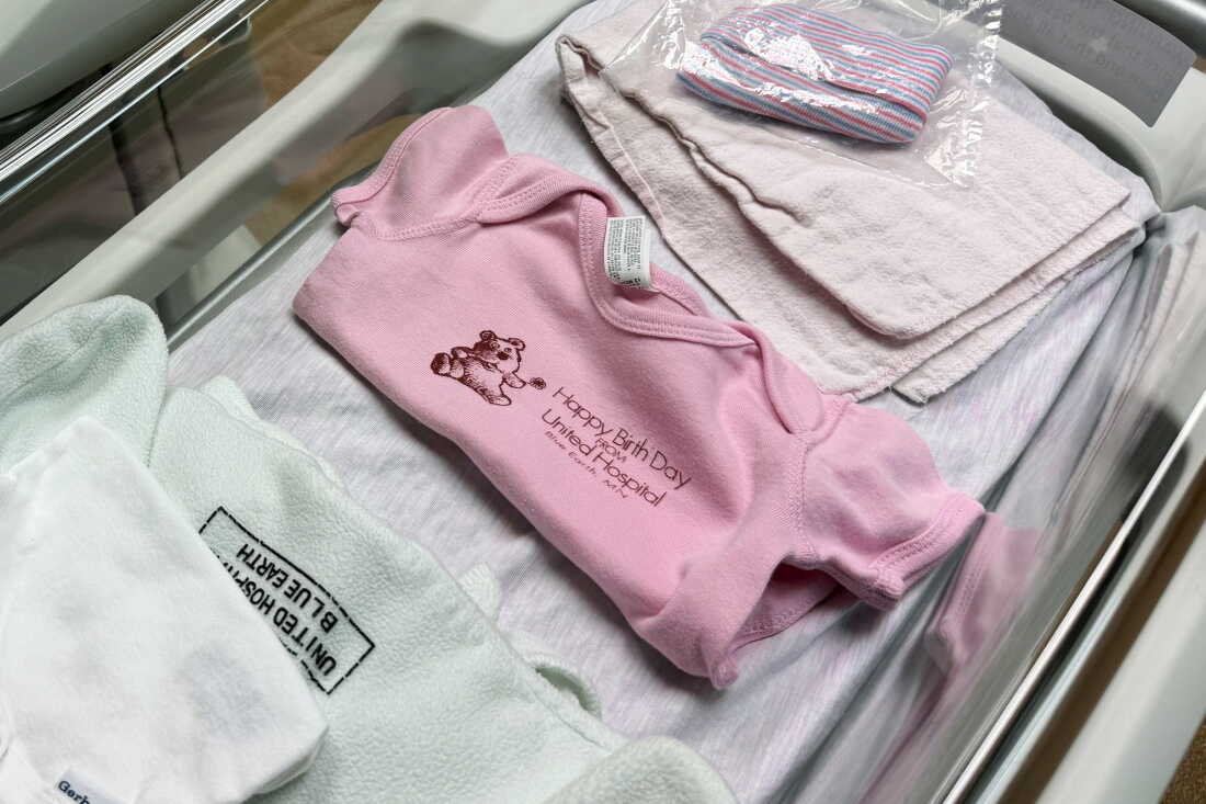 The nursery at United Hospital District in Blue Earth, Minnesota.
