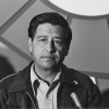 Cesar Chavez attends a Labour Party press conference in the United Kingdon on September 17, 1974.