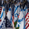 Why an increase in early voting doesn't mean higher turnout in the midterms: NPR 3 In this file photo from 2023, American and Israeli flags fill a field in Boston, Massachusetts.