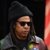 Jay-Z is seen before the 2024 Super Bowl football game between the San Francisco 49ers and the Kansas City Chiefs in February, in Las Vegas.