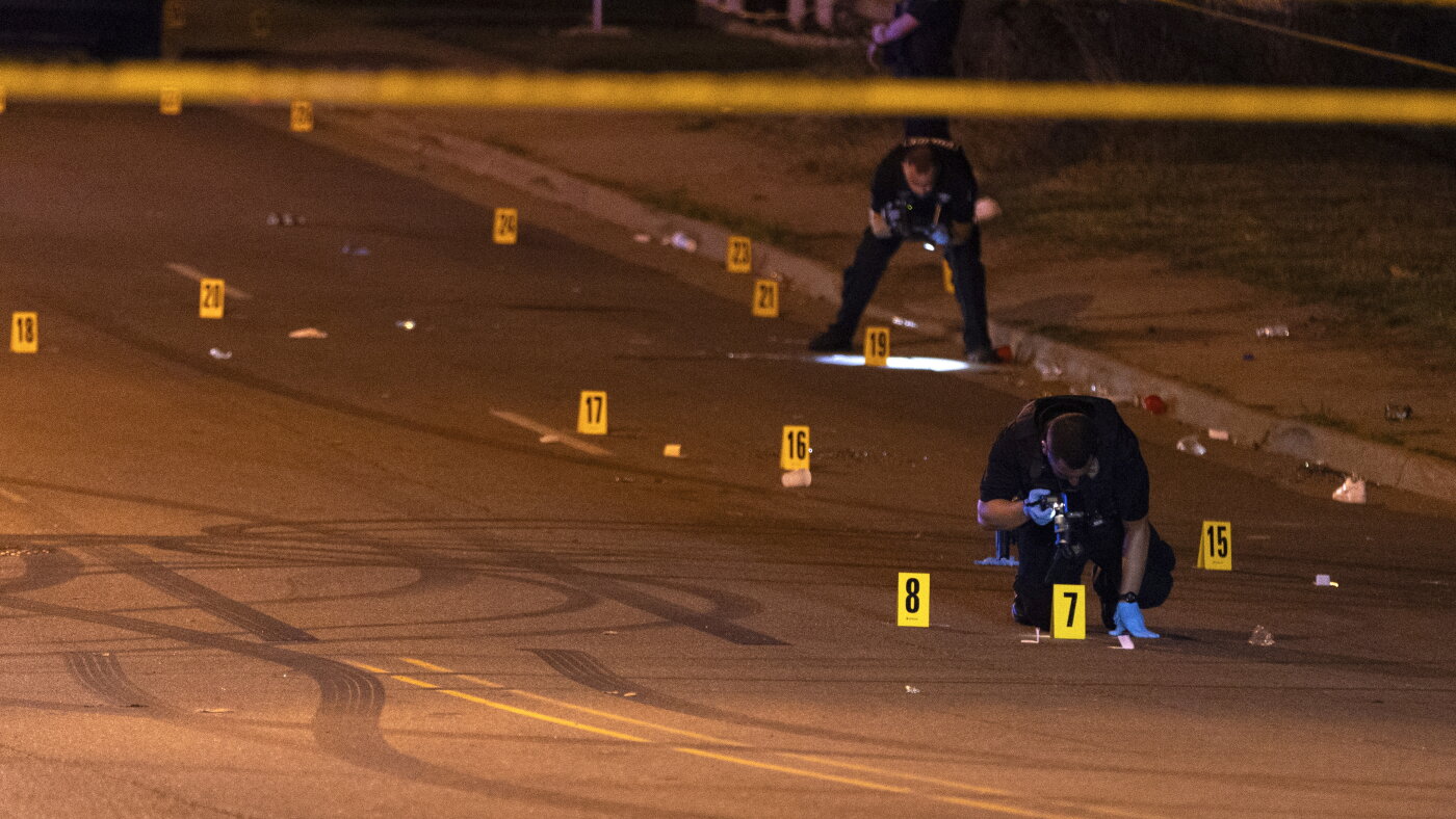 1 person was killed and 24 injured in a mass shooting in Akron, Ohio : NPR