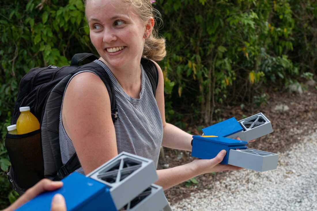 Nina Garrett, a biology PhD student at York University, sets out in northern Belize to set up devices that collect DNA floating in the ambient air.
