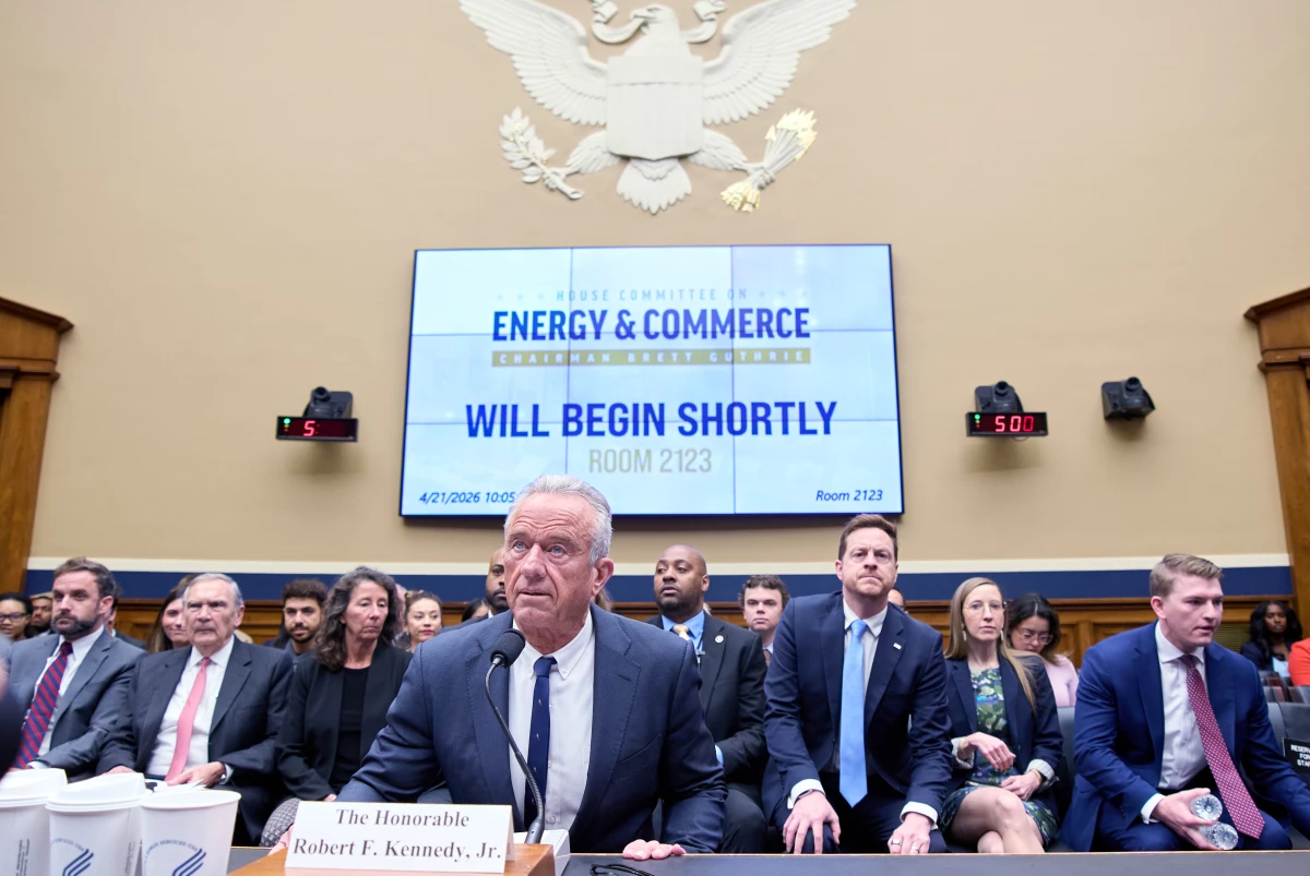 Health Secretary Robert F. Kennedy Jr. appears before the Health Subcommittee of the House Energy and Commerce Committee on Tuesday. He has two more congressional hearings on Wednesday.