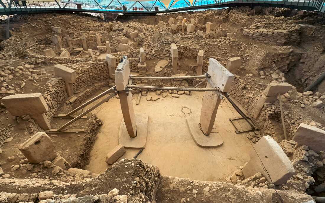 A view of the ancient site of Gobekli Tepe, known as the world's oldest temple, in Sanliurfa, Turkey, on Feb. 17.