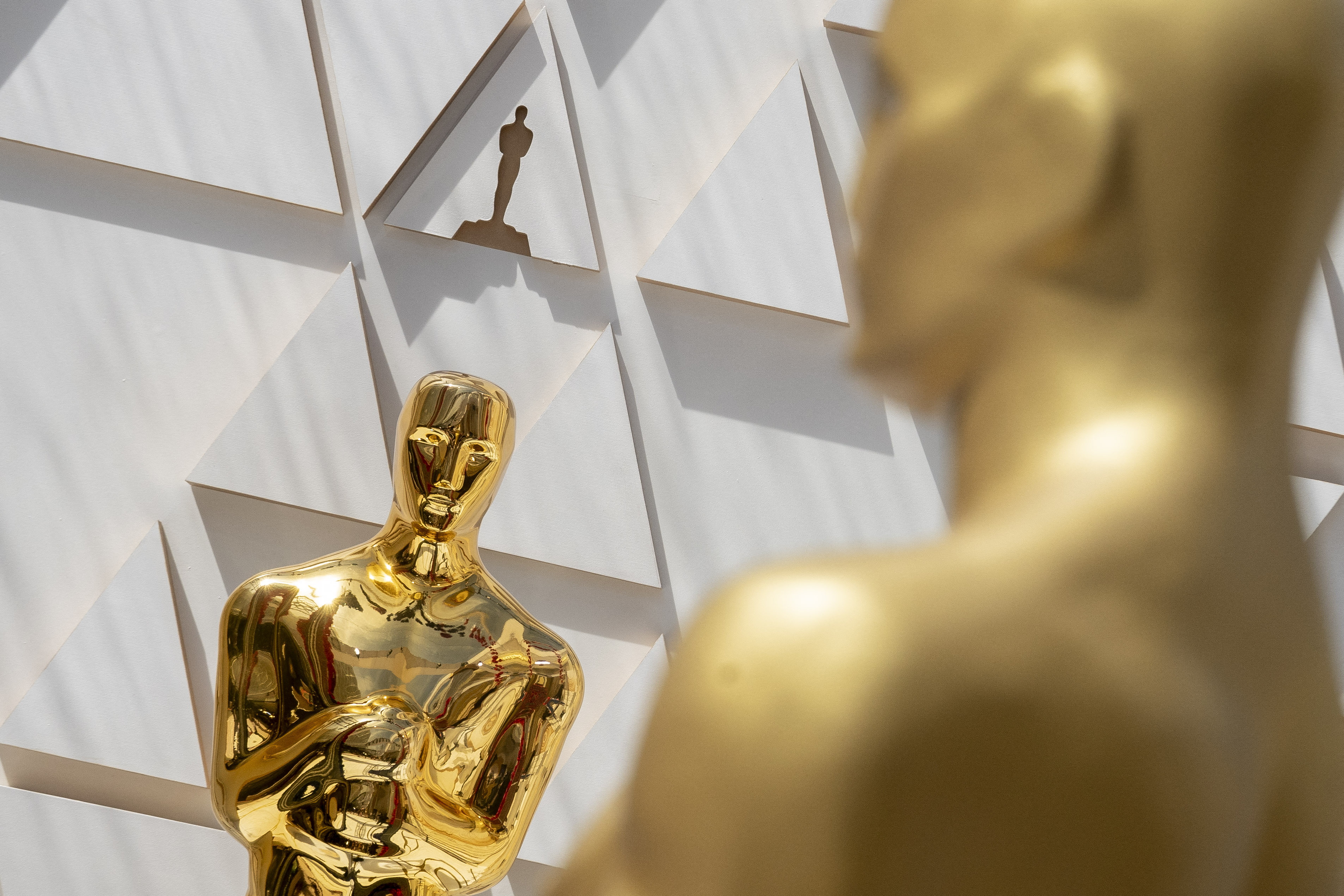 The 97th Academy Awards ceremony will take place Sunday, March 2. Above, Oscar statues are pictured ahead of the awards in 2022.