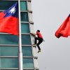 Rock climber Alex Honnold, of the U.S., performs a free solo climb of the Taipei 101 skyscraper in Taipei, Taiwan, Sunday, Jan. 25. 2026.
