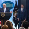 President Trump speaks as Secretary of Defense Pete Hegseth (center) and Chairman of the Joint Chiefs of Staff General Dan Caine look on during a news conference at the White House on April 6.
