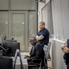 Former senior commander of the Sudanese Janjaweed militia Ali Muhammad Ali Abd-Al-Rahman, appears for a hearing over war crimes and crimes against humanity committed during the Darfur conflict in 2003-04 at the International Criminal Court in The Hague.