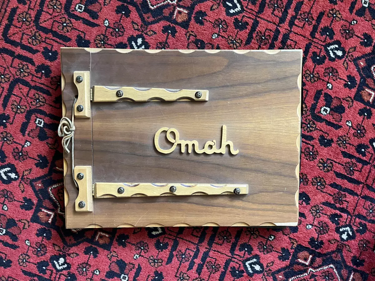 My mother's photo album.