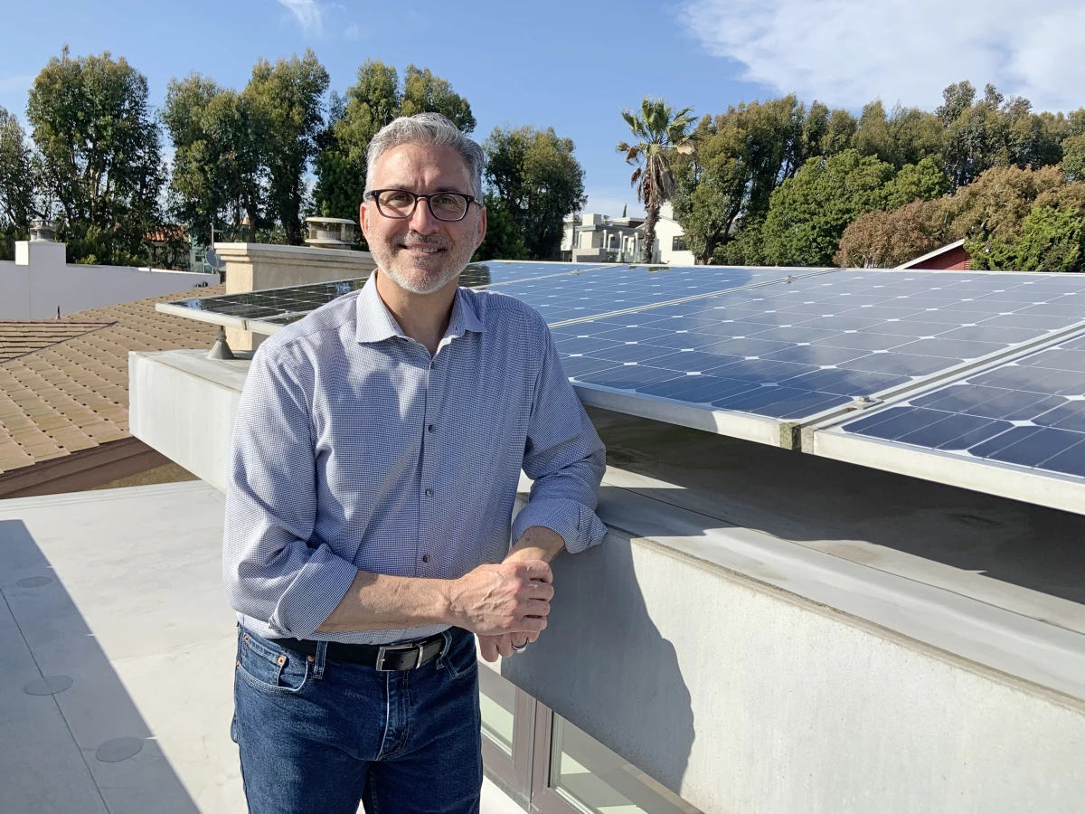 Robert Fortunato had 26 solar panels installed on the roof of his home. They supply all the electricity the house uses, plus enough for two electric cars.