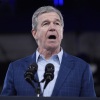North Carolina Gov. Roy Cooper speaks at a campaign rally for President Joe Biden on June 28 in Raleigh, N.C.