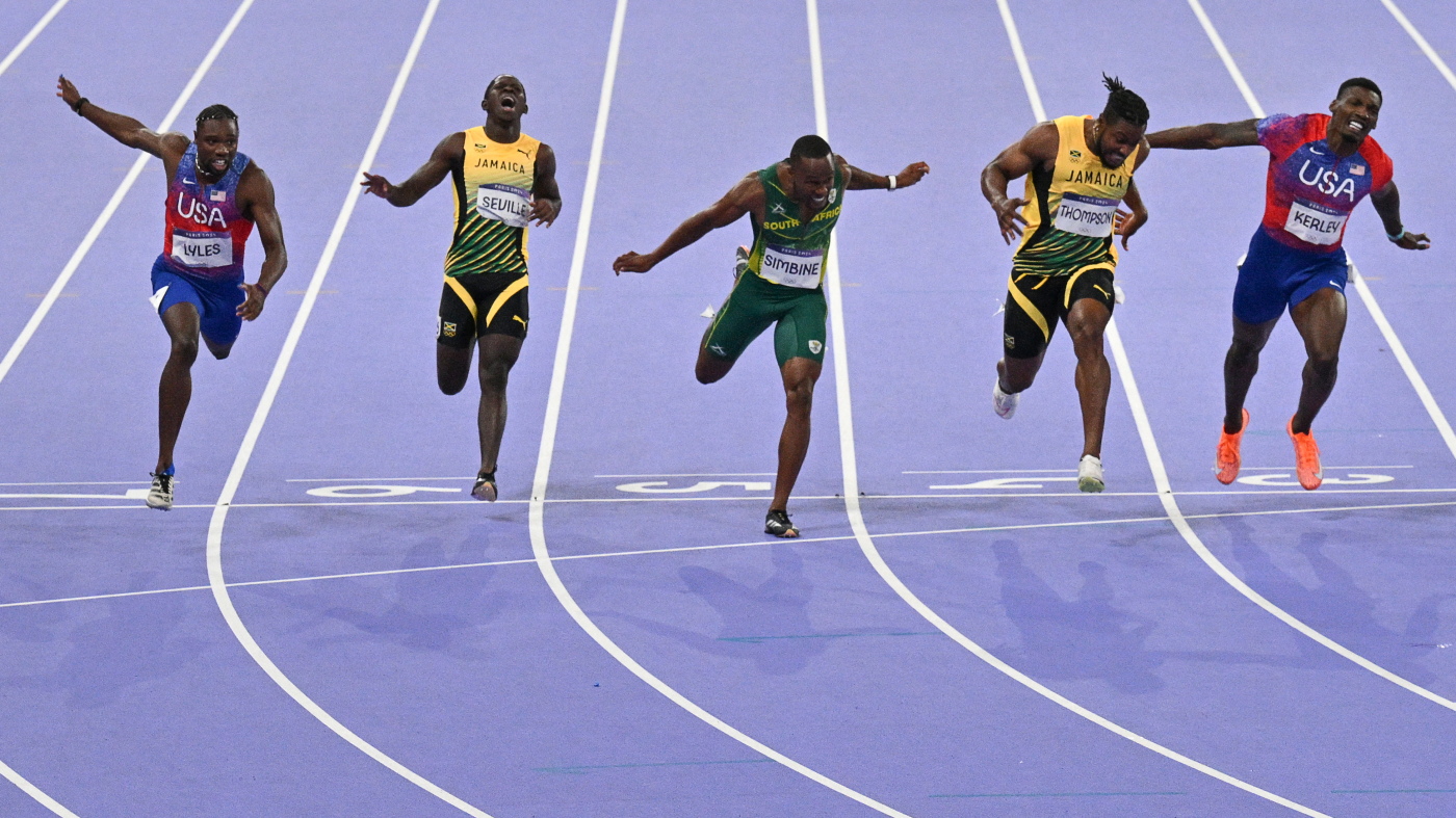 In Paris, Jamaican sprinters backslide in Olympic track rivalry with U.S.