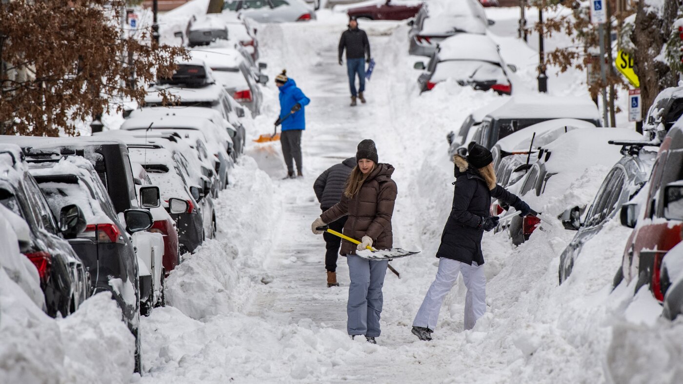 Can you save a public parking spot after a snowstorm? The debate rages on