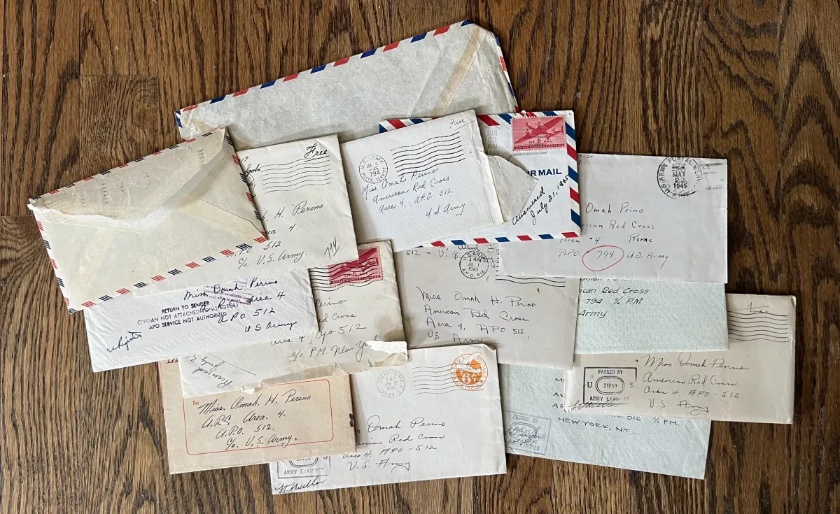My family recently unearthed dozens of letters from clearly smitten servicemen who'd met my mom at Red Cross dances in Rome in the final months of World War II.