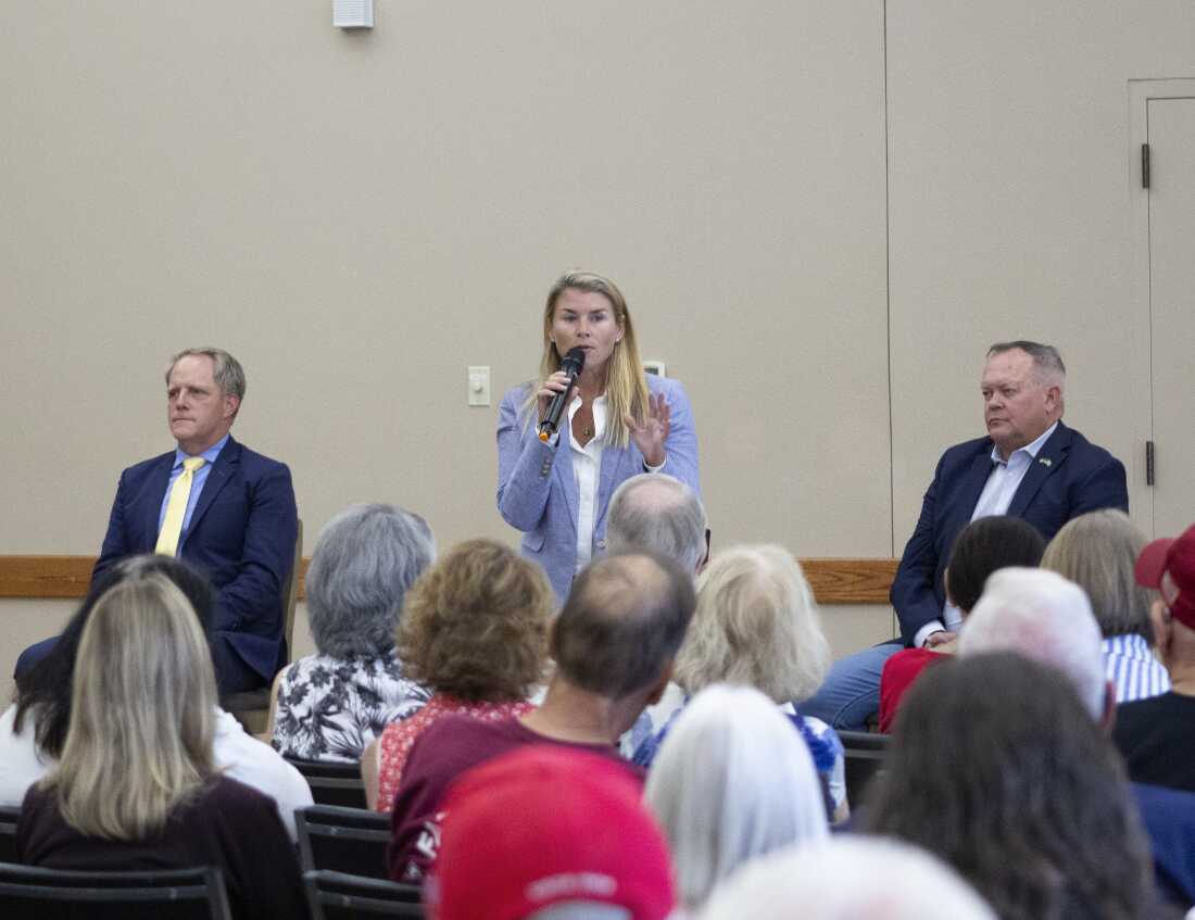 Republican candidate Amanda McKinney.