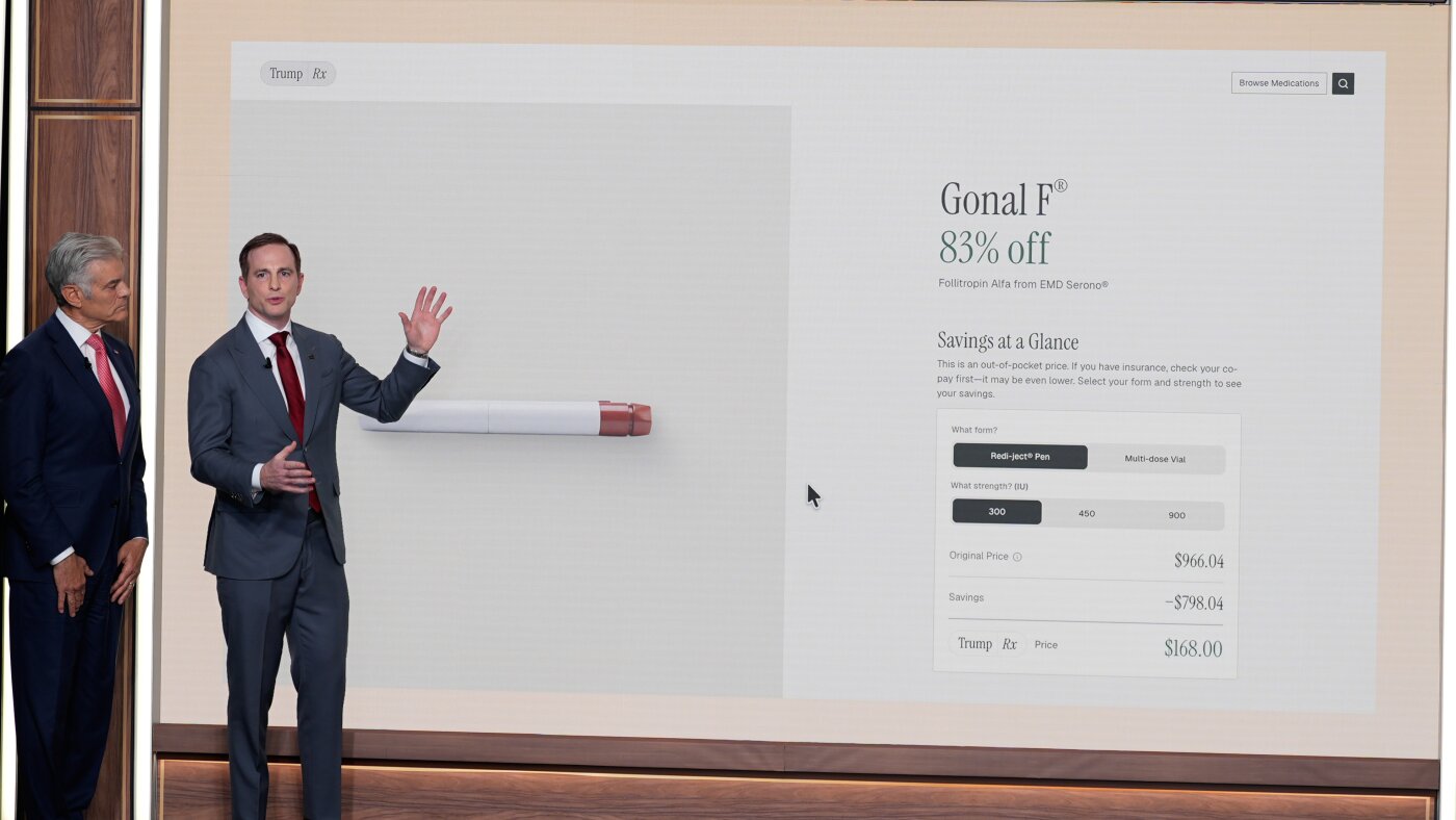 TrumpRx drug reductions : NPR