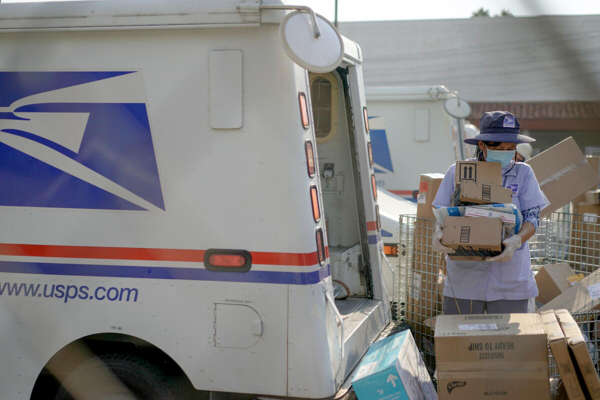 Postal Service Postmaster The Postal Service may be out of cash in 2027 without Congress' help ...