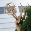 An Emmy statue, pictured during a press preview for the 78th Primetime Emmy Awards last week in Los Angeles.