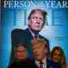 President-elect Donald Trump speaks at the New York Stock Exchange (NYSE) after being named Time’s “Person of the Year” for the second time on Thursday in New York.