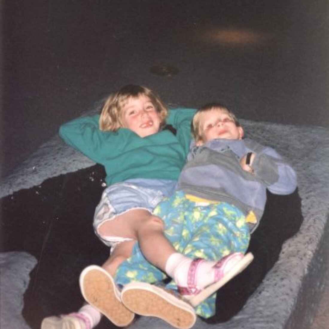 Cara Beth Rogers (left) and her brother, Luke, when they were kids.