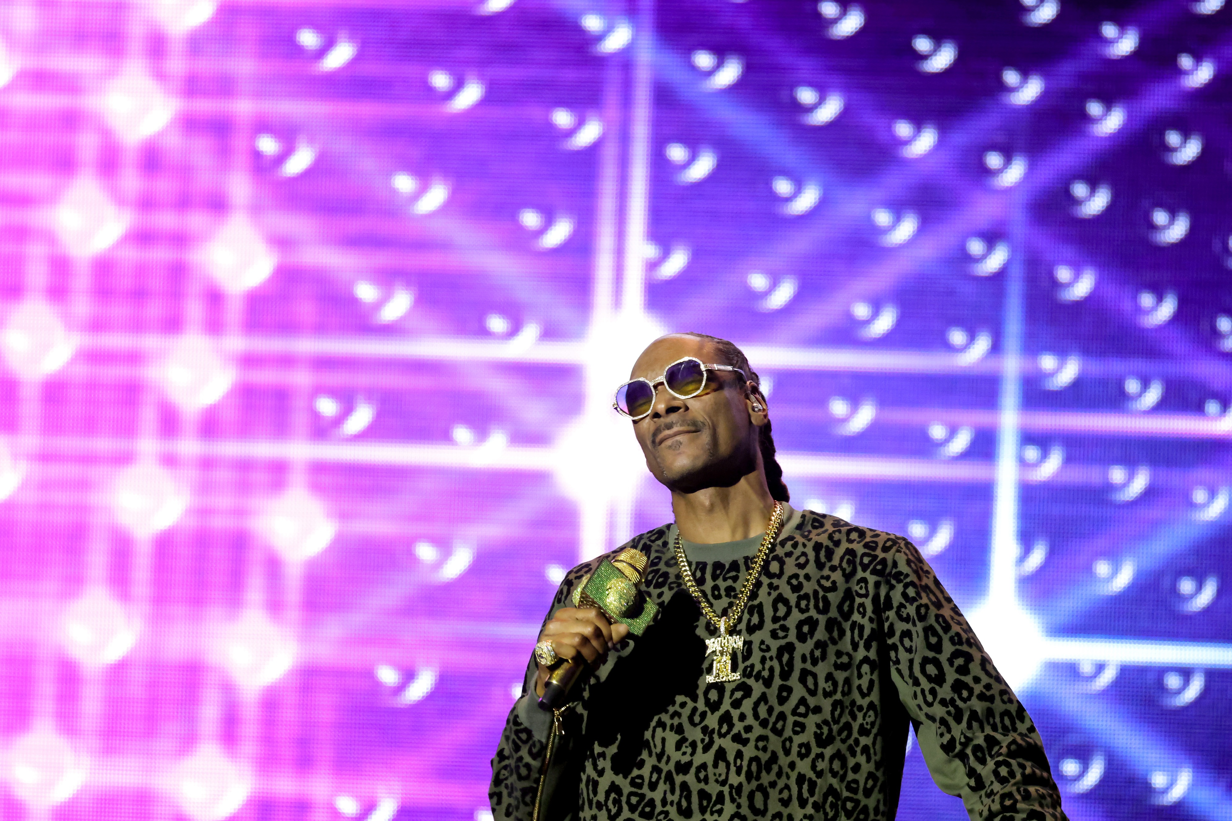 Snoop Dogg performs onstage during Recording Academy Honors in February 2023.