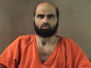 This undated photo provided by the Bell County Sheriff's Department shows former Army psychiatrist Maj. Nidal Hasan.