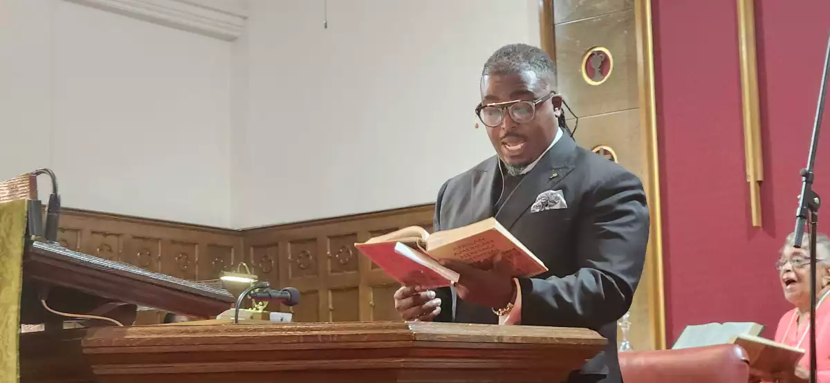 The Rev. Ronald Bell Jr. made Trump's crackdown and the presence of National Guard members on the streets of the capital a focus of his sermon on Sunday at the Asbury United Methodist Church, one of Washington, D.C.'s predominantly Black congregations.