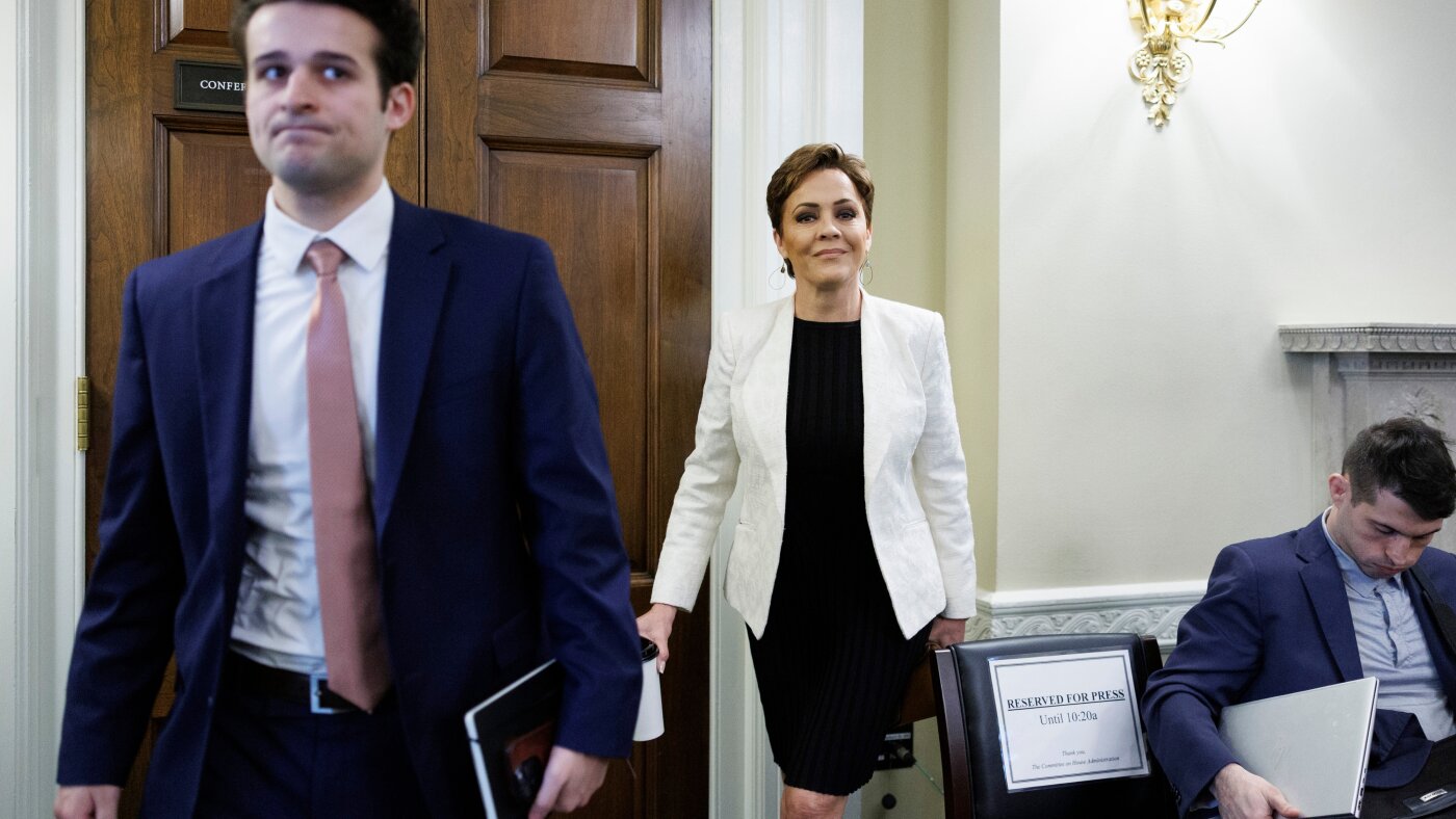 U.S. Judge says Kari Lake broke law in overseeing Voice of America : NPR