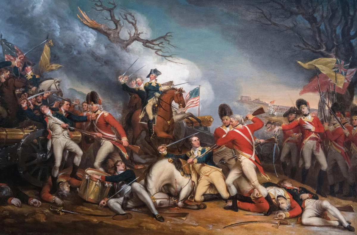 The Death of General Mercer at the Battle of Princeton, January 3, 1777, by John Trumbull, ca. 1789-1831