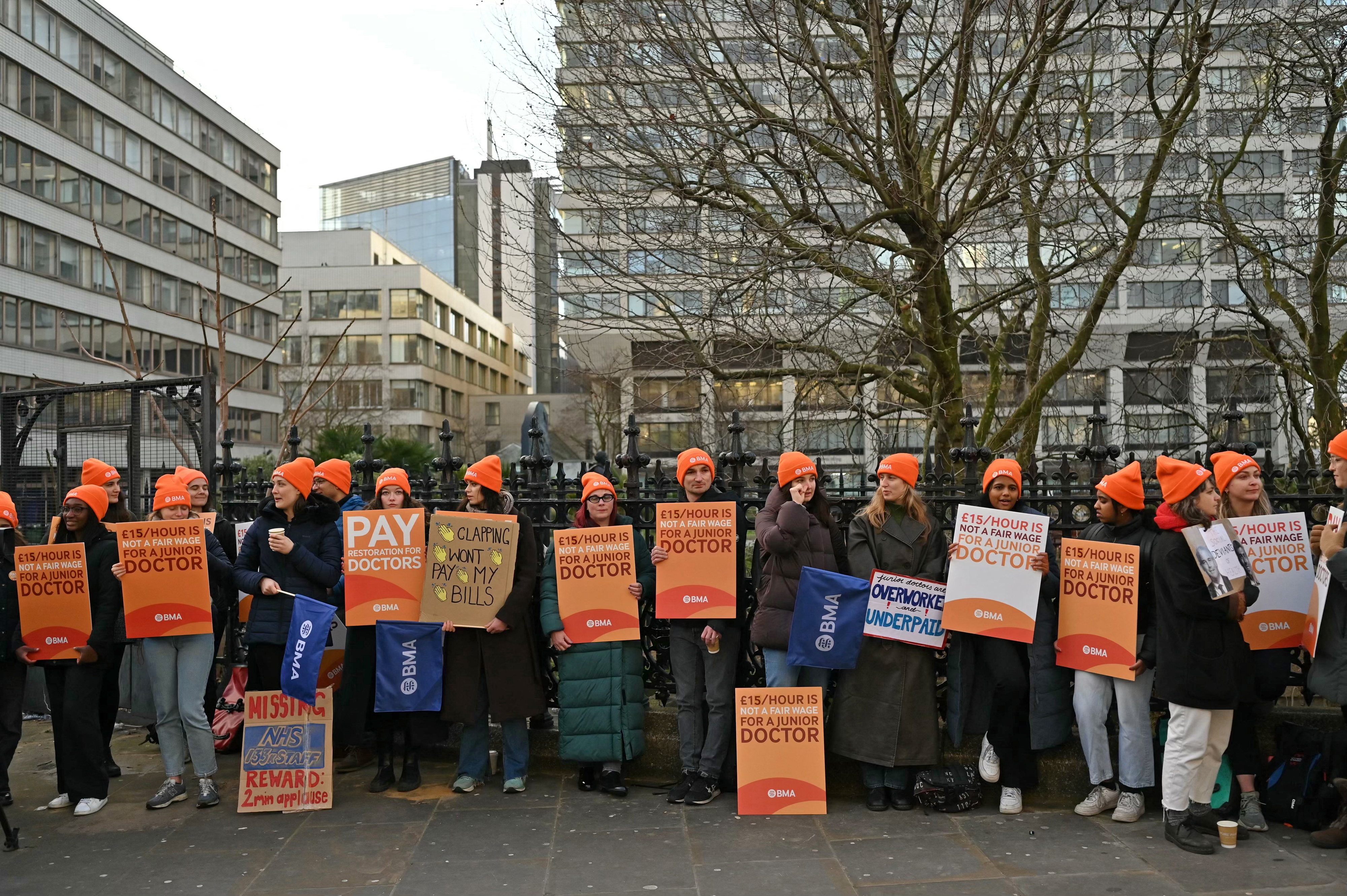 BRITAIN-HEALTH-DOCTORS-STRIKE
