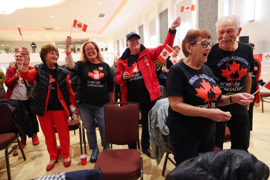 Alberta rejects independence referendum in favor of Canada unity : NPR
