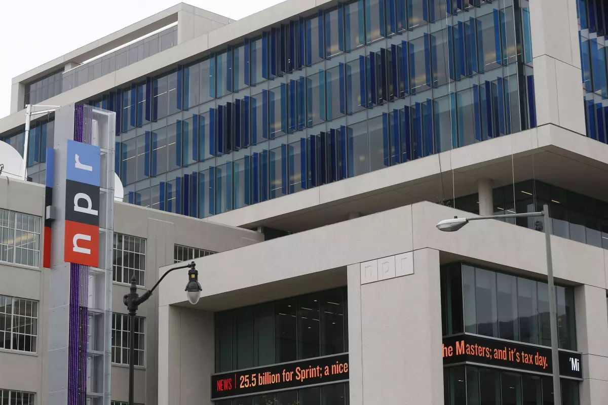 The headquarters for National Public Radio (NPR) is seen in Washington, D.C.