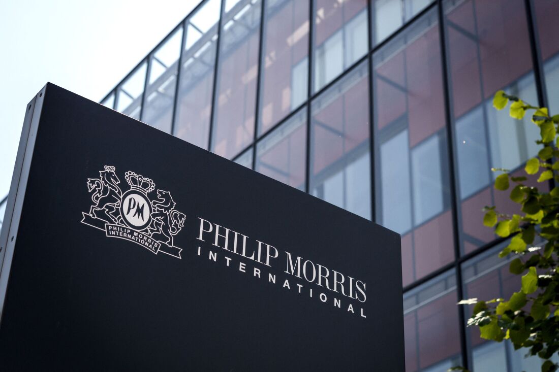 Cigarette and tobacco company Philip Morris International is selling Vectura, a British pharmaceutical firm that makes asthma inhalers. An office of the company is seen here in Neuchatel, western Switzerland.