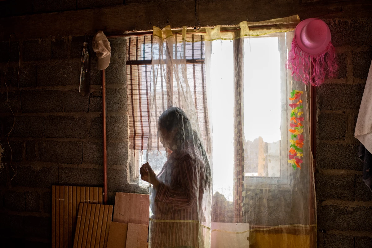 Narcisa Vilca, Tomas' sister, at her home in the community of Tulor, near San Pedro de Atacama.