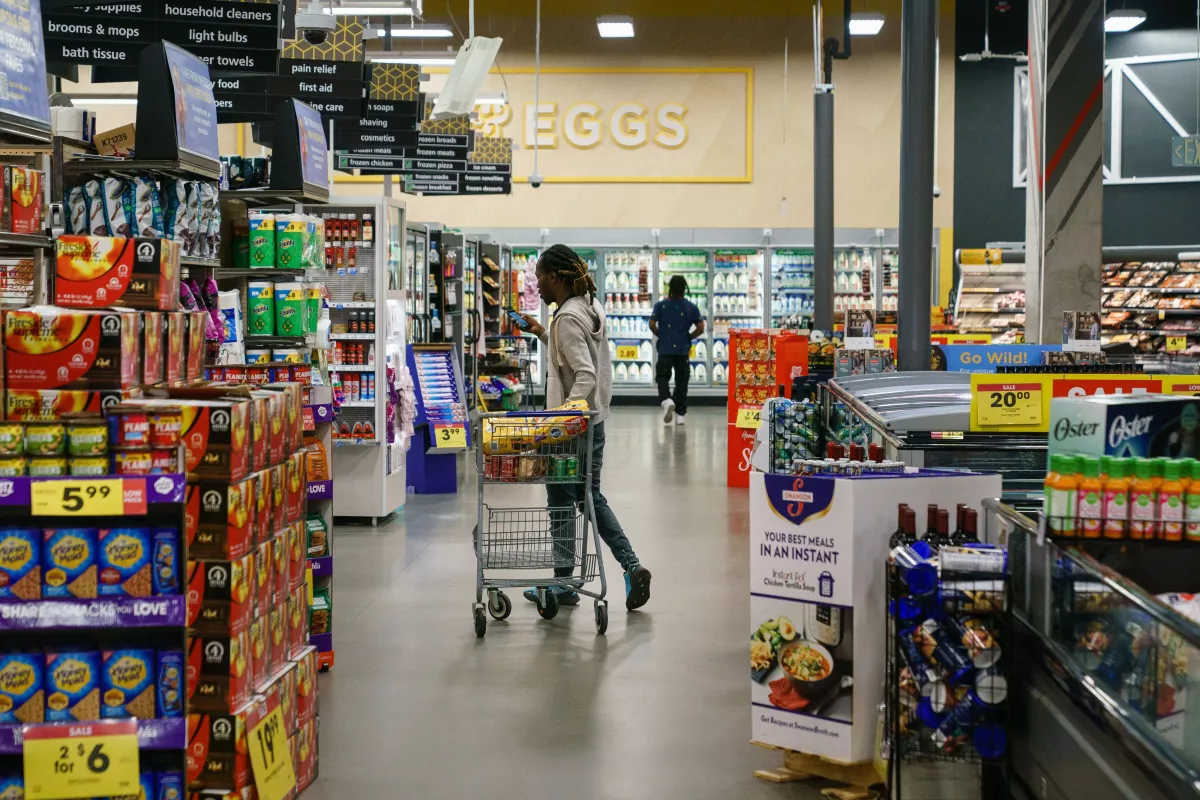 Prices at supermarkets are rising much slower than those at restaurants, and some prices are actually declining.