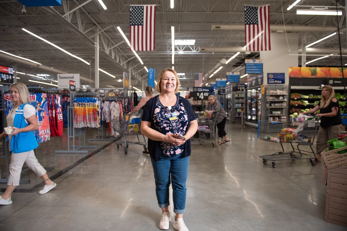 Bonnie Boop is now a people lead at Walmart in Huntsville, Ala. She received college credit for a company training program, graduating with a bachelor's degree last year.
