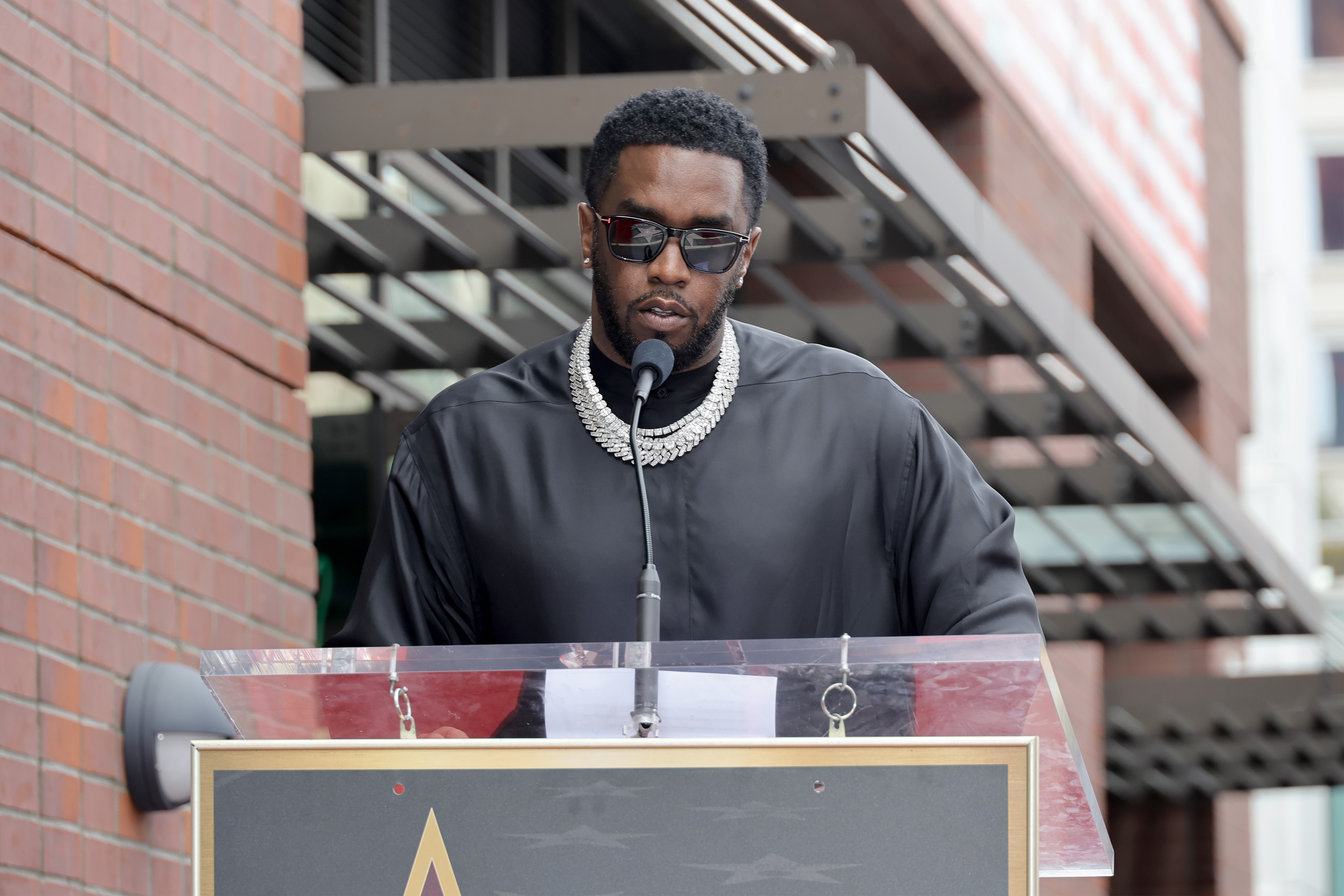 Sean Combs, shown here in Los Angeles in 2022, was acquitted of sex trafficking and racketeering conspiracy charges. He was convicted on lesser counts of transportation to engage in prostitution.