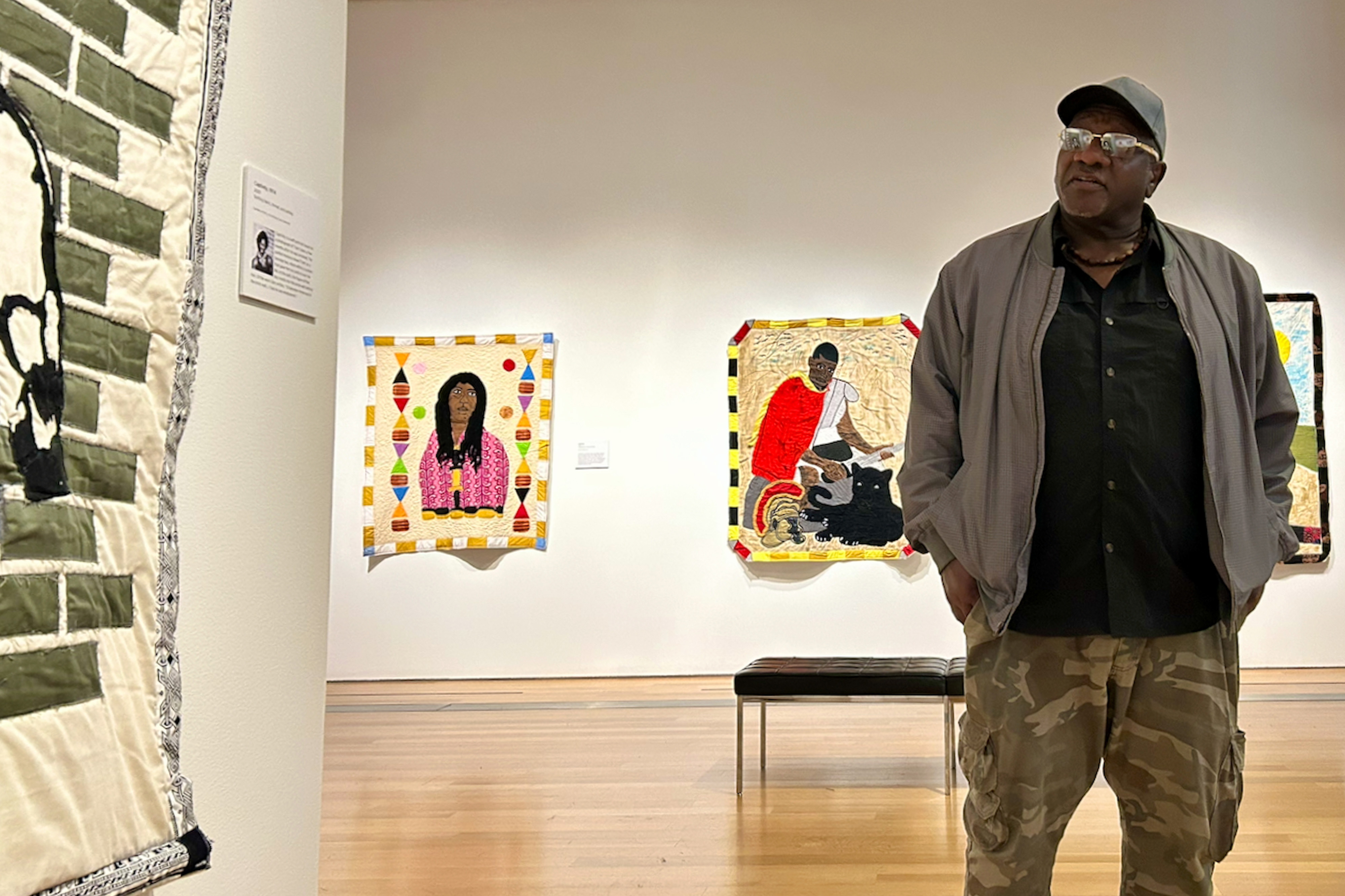 Quilt Artist, 68, Holds First Solo Museum Exhibition