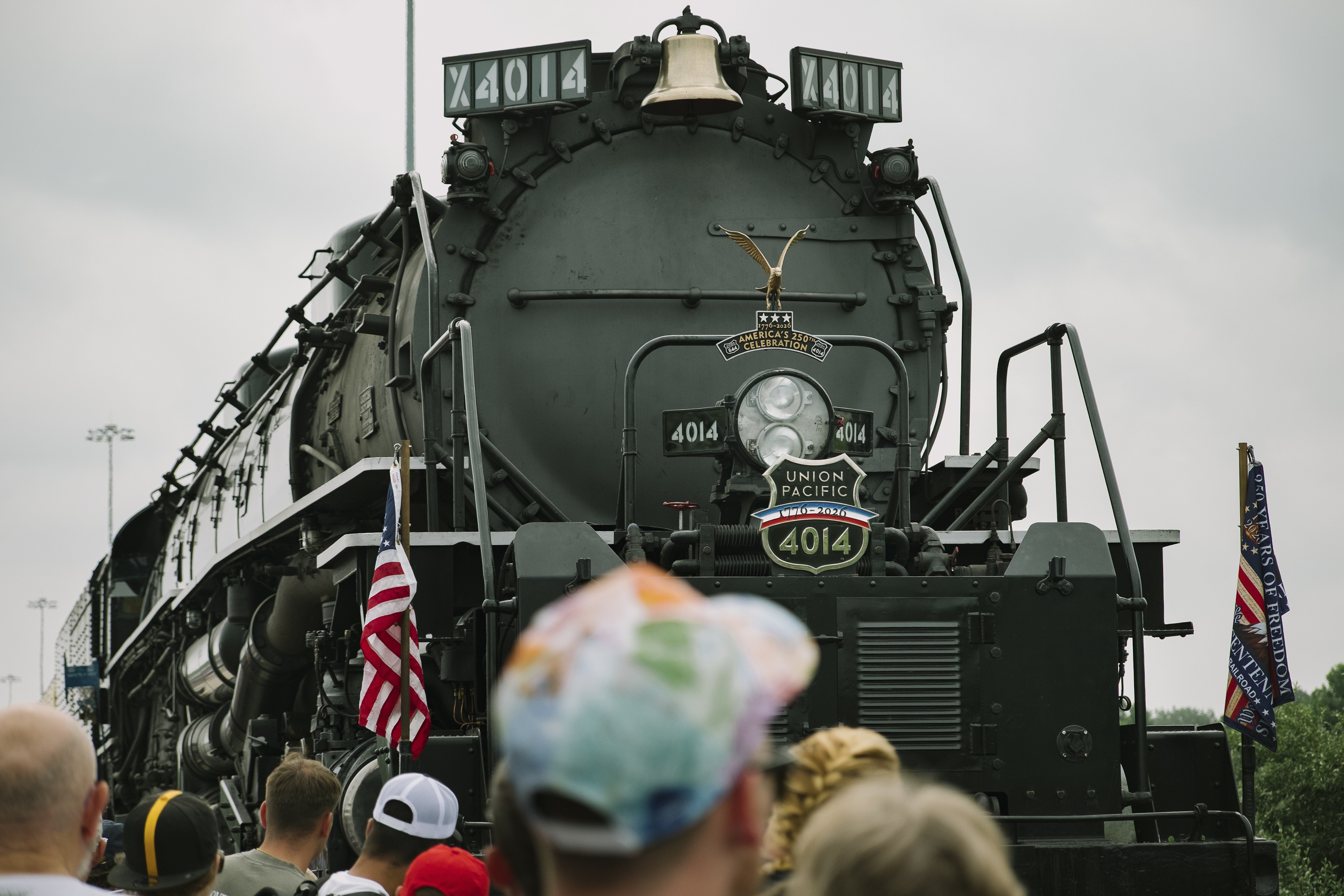 The biggest steam locomotive is whistle-stopping across the U.S.