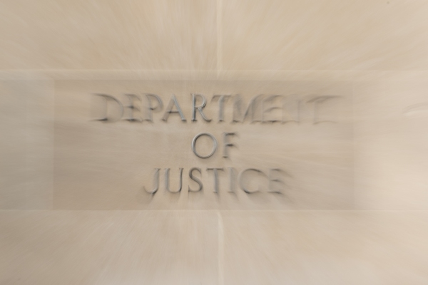 The Department of Justice building is seen on July 20, 2025 in Washington, DC.