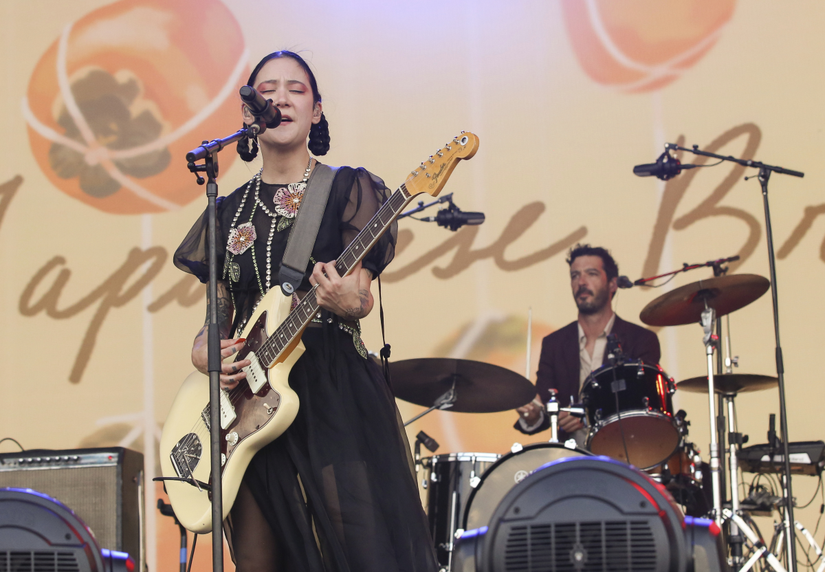Michelle Zauner performs on day three of the Austin City Limits Music Festival's first weekend at Zilker Park on Sunday, Oct. 9, 2022, in Austin, Texas.