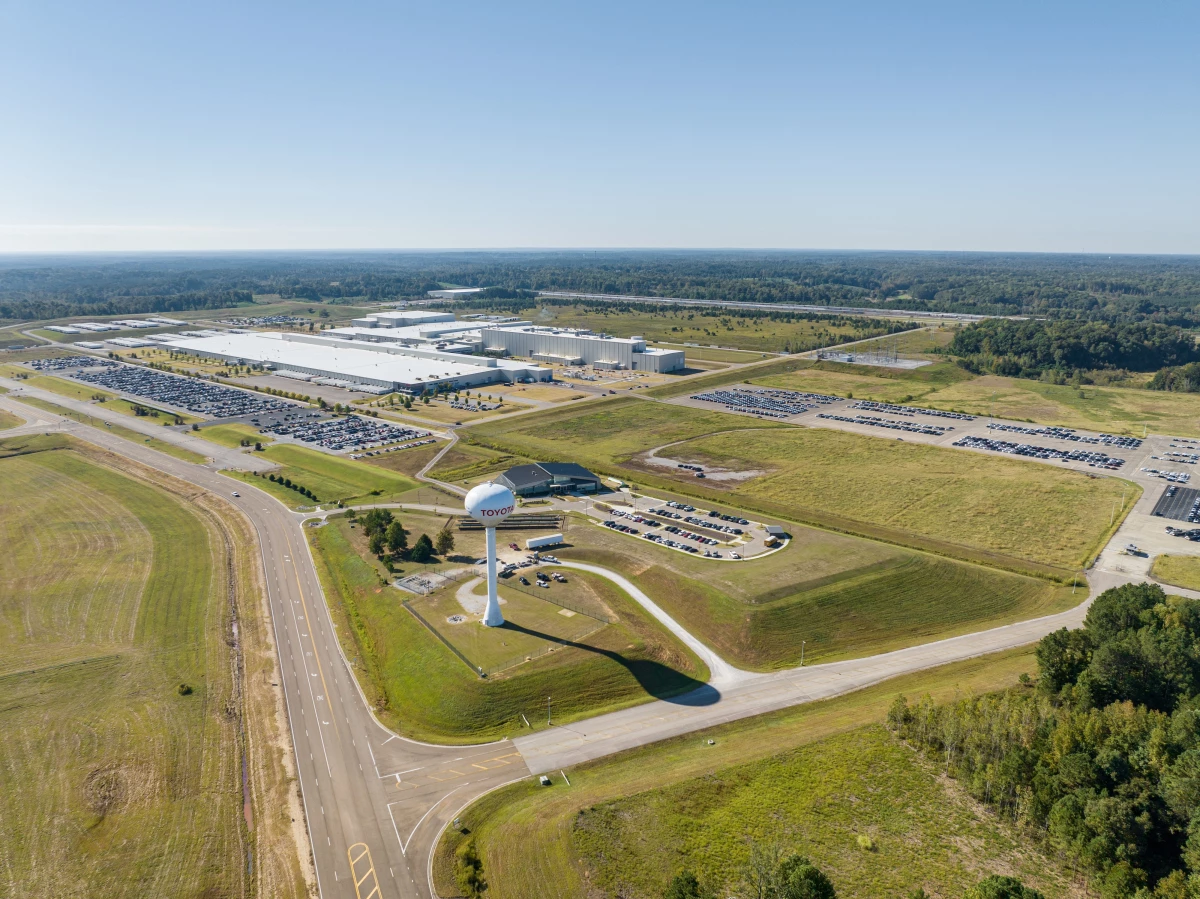 Toyota opened a manufacturing facility in Blue Springs, Miss. in 2011 where it makes the Corolla sedan.