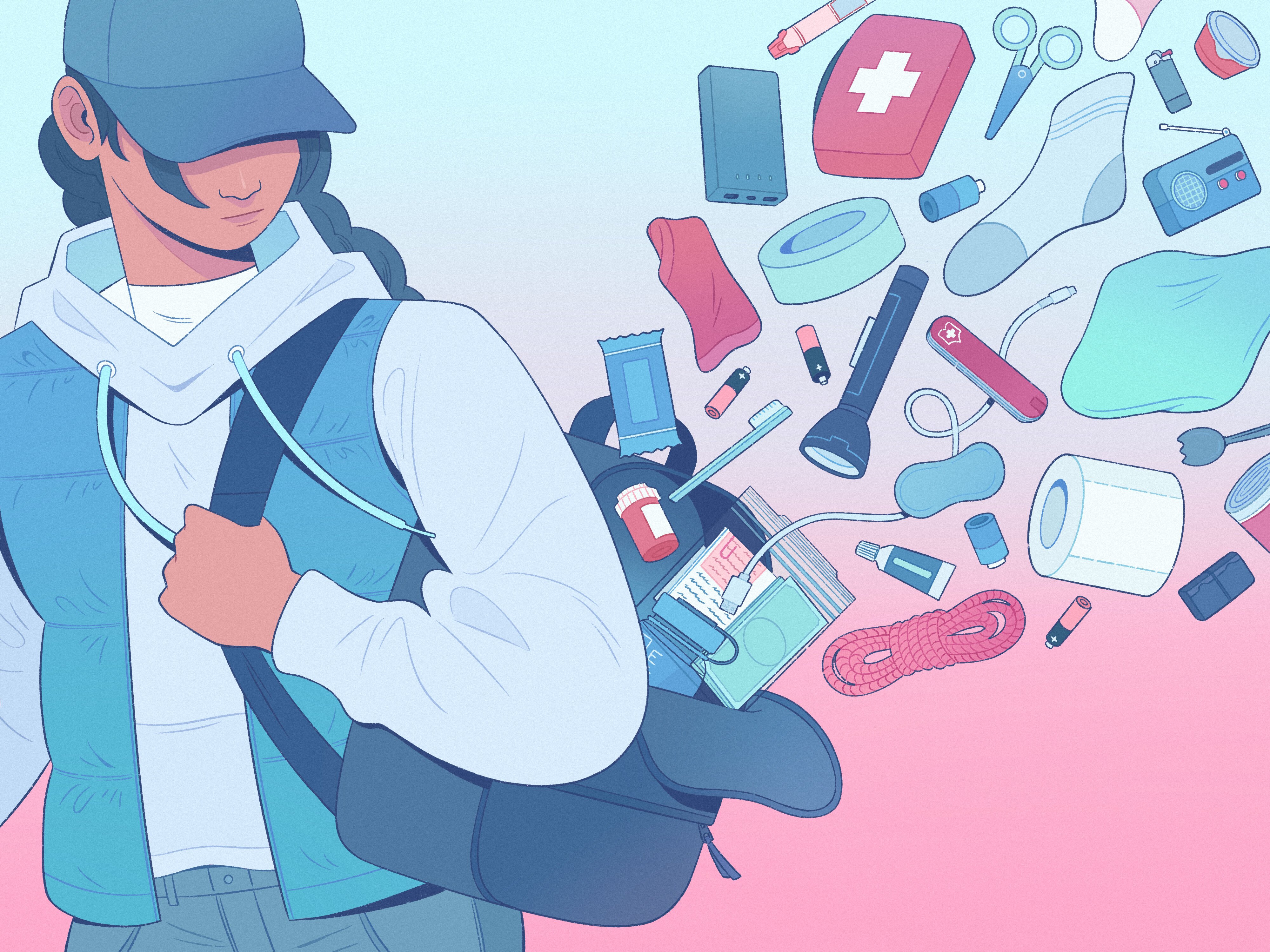 "You do not have to spend hundreds of dollars to be prepared," says Alyssa Provencio, an emergency management expert. Dig around your junk drawer for batteries and candles. Buy used gear like a headlamp. And save on non-perishable food by buying in bulk.