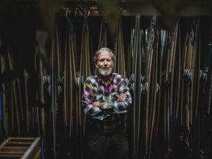 Chip Chase, co-founder of White Grass Ski Touring Center, at the cross-country ski resort in Canaan Valley, W.Va., on Oct. 11.<br>